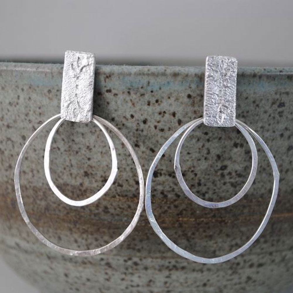 Lucy Payne circular earrings 
